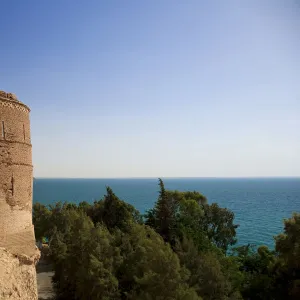 Syria, Euphrates river, Ath Thaura, Lake Al-Assad and Qalaat Jaabar Castle