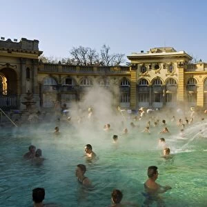 Szechenyi Bath House thermal hot pool