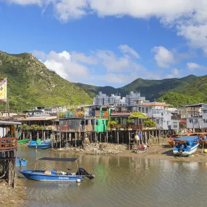 Tai O fishing village, Lantau Island, Hong Kong