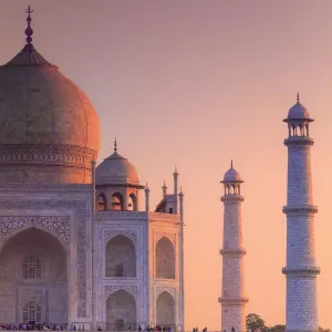 Taj Mahal Print at Sunset India Taj Mahal Print at Sunset India