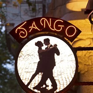 Tango Bar sign, Buenos Aires, Argentina
