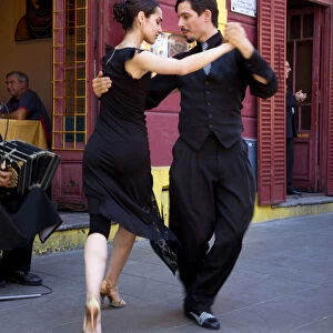 Tango Dancers, Caminito, La Boca, Buenos Aires, Argentina