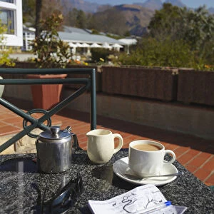 Tea at Cathedral Peak Hotel, Cathedral Peak Nature Reserve, Ukhahlamba-Drakensberg Park