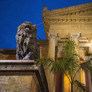 Teatro Massimo, Palermo, Sicily, Italy, Europe
