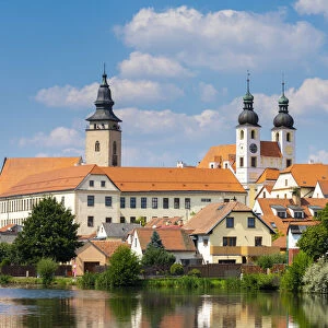 Telc Chateau, UNESCO, Telc, Jihlava District, Vysocina Region, Czech Republic