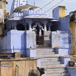 A temple in the City of Bundi, Rajasthan, India, Asia