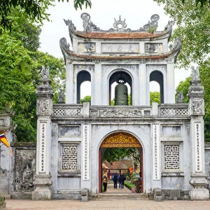 Temple of Literature entrance gate, Dong Da District, Hanoi, Vietnam