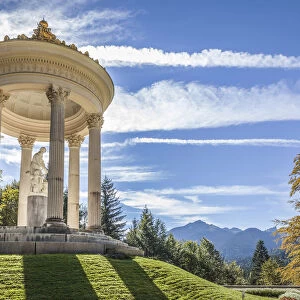 Temple of Venus in the park of Linderhof Palace, Ettal, Allgaeu, Bavaria, Germany