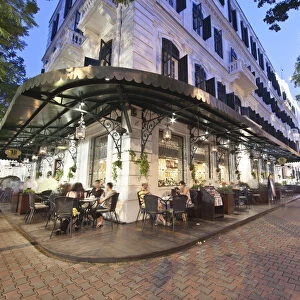 Terrace / pavement cafe, Sofitel Metropole Legend Hotel, Hanoi, Vietnam