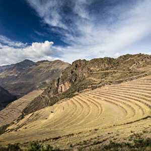 Terraces at Pisaq, Calca Province, Cuzco Region, Peru