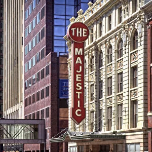 Texas, Dallas, Majestic Theatre, Harwood Historic District, Renaissance Revival Styled