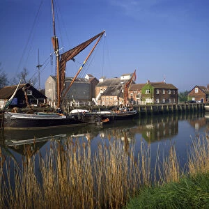 Thames Barge at Snape Maltings, Suffolk, England