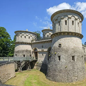 Thoningen fortress with Museum Drei Eichelen, Luxembourg