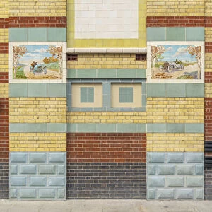 Tiled facade of Michelin House, South Kensington, London, England, UK