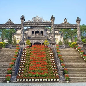 Tomb of Khai Dinh (Lang Khai Dinh), Huong Thuy District, Thua Thien-Hue Province, Vietnam