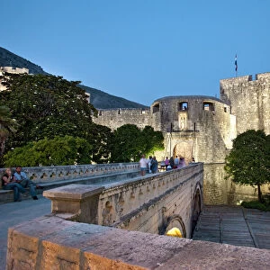 Town gate, Dubrovnik, Dalmatia, Croatia