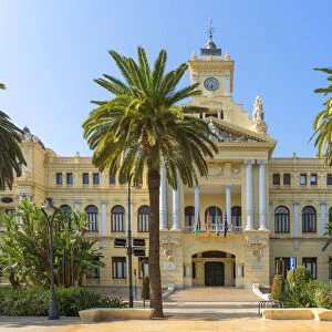 Town hall, Malaga, Costa del Sol, Andalusia, Spain