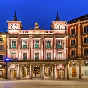 Town Hall, Plaza Mayor, Burgos, Castile and Leon, Spain
