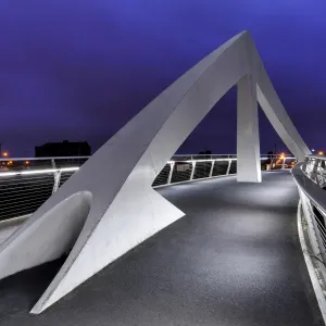 Tradeston Bridge Print, Glasgow Tradeston Bridge Print, Glasgow