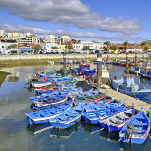 Traditional fishing boats. Setubal, Portugal
