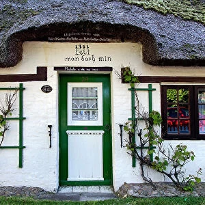 Traditional house, Wyk, Fohr Island, North Frisian Islands, Schleswig Holstein, Germany
