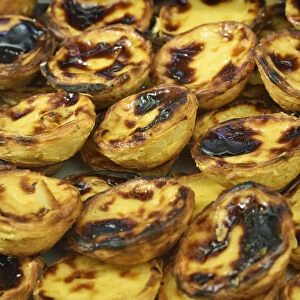 Traditional pasteis de nata (custard tarts). Belem, Lisboa