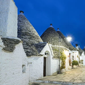 Traditional Trulli style houses in Alberobello, Puglia, Italy, Europe
