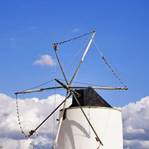 Traditional windmill. Montijo, Portugal
