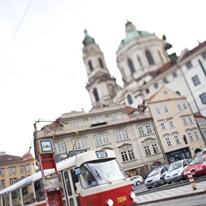 Tram, Mala Strana, Prague, Czech Republic