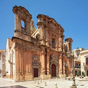 Trapani, Sicily. Purgatory Church in Marsala town center