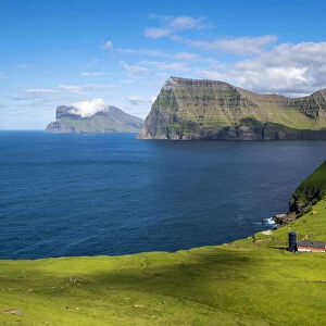 Trollanes village, Kalsoy island, Denmark, Faroe islands