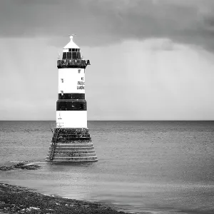 Trwyn Du Lighthouse Print, Anglesey, Wales