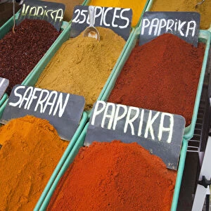 Tunisia, Jerba Island, Midoun, spice market