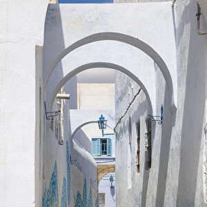 Tunisia, Kairouan, Coppled path in the Madina
