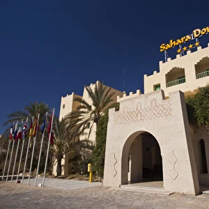 Tunisia, Sahara Desert, Douz, Zone Touristique, Hotel Sahara Douz