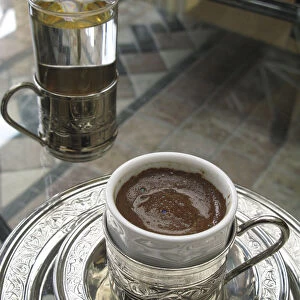 A Turkish Coffee at The Four Seasons Hotel, Istanbul, Turkey