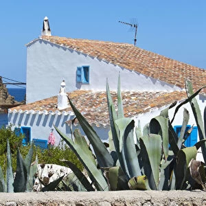 Typical architecture, Cala Sa Mesquida, Menorca, Balearic Islands, Spain