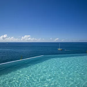 U. S. Virgin Islands, St. Thomas, Morningstar Bay, swimming pool