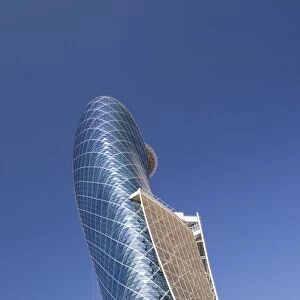 UAE, Abu Dhabi, Al Safarat Embassy Area, Capital Gate Tower
