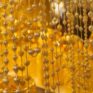 UAE, Dubai, Deira, Gold Souk, gold jewelry