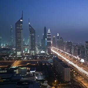 UAE, Dubai, Sheik Zayed Road Area, Emirates Towers
