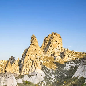 Uchisar castle, Uchisar, near Goreme, Cappadocia, Nevsehir Province, Central Anatolia