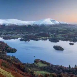 UK, England, Cumbria, Lake District, Derwentwater, Skiddaw and Blencathra mountains UK, England, Cumbria, Lake District, Derwentwater, Skiddaw and Blencathra mountains