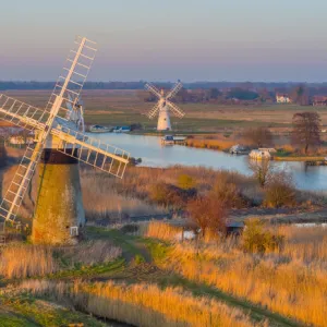 UK, England, East Anglia, Norfolk, Norfolk Broads, Thurne, St Benets Level