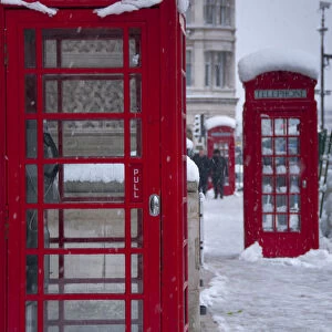 UK, England, London, Parliament Square, Telephone Boxes