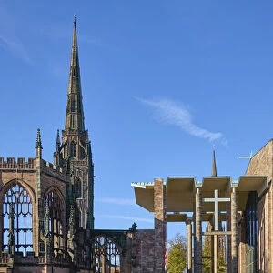 UK, England, West Midlands, Coventry, Coventry Cathedral