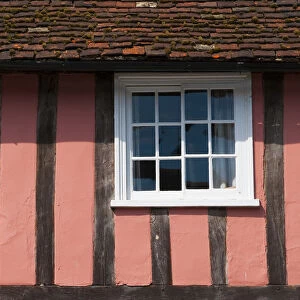 UK, Essex, Saffron Walden, woodframed house