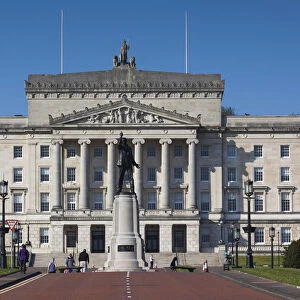 UK, Northern Ireland, Belfast, Stormont, Parliament of Northern Ireland, exterior