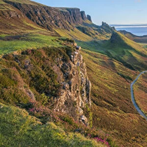 UK, Scotland, Highland, Isle of Skye, Trotternish Peninsula, Quiraing
