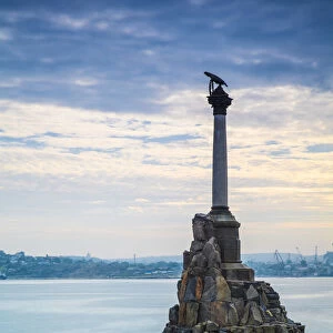 Ukraine, Crimea, Sevastopol, Eagle Column - Monument to the Scuttled Ships